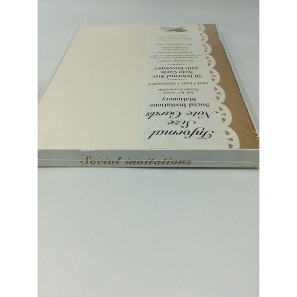 Vintage Notecards Blank 50 ct Note Cards Laser Ink-Jet Printer Printable - Picture 5 of 6